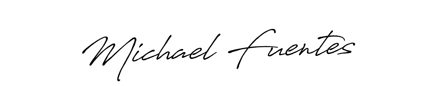 Also we have Michael Fuentes name is the best signature style. Create professional handwritten signature collection using Antro_Vectra_Bolder autograph style. Michael Fuentes signature style 7 images and pictures png