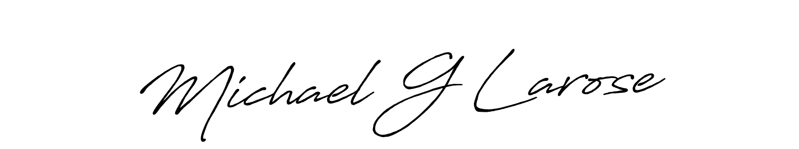 See photos of Michael G Larose official signature by Spectra . Check more albums & portfolios. Read reviews & check more about Antro_Vectra_Bolder font. Michael G Larose signature style 7 images and pictures png