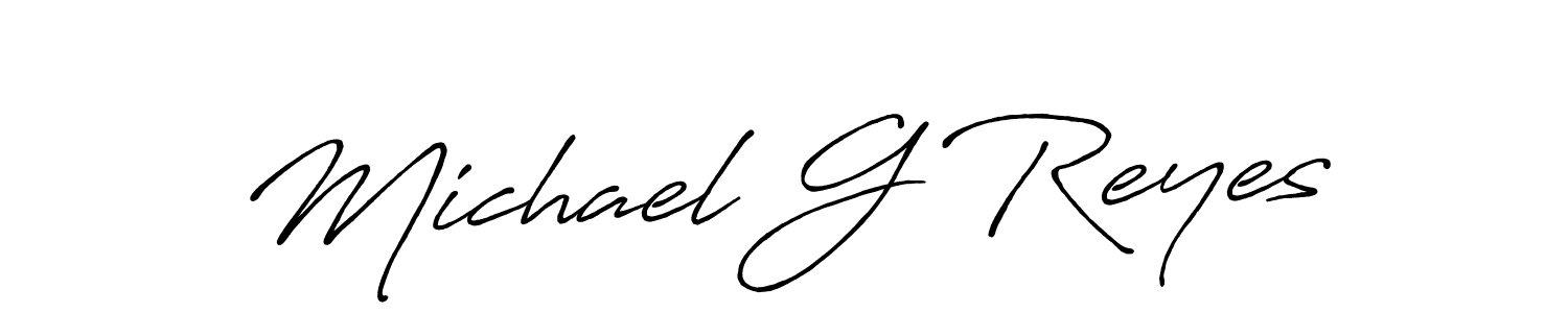 How to Draw Michael G Reyes signature style? Antro_Vectra_Bolder is a latest design signature styles for name Michael G Reyes. Michael G Reyes signature style 7 images and pictures png