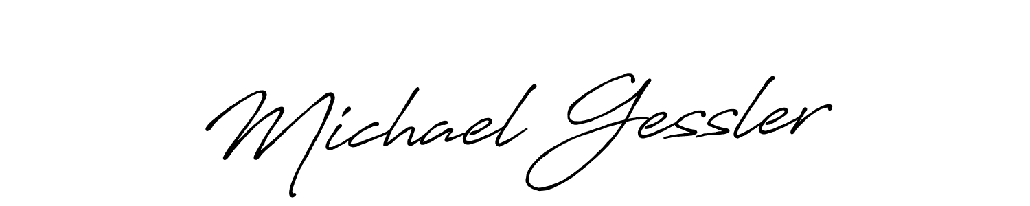 You should practise on your own different ways (Antro_Vectra_Bolder) to write your name (Michael Gessler) in signature. don't let someone else do it for you. Michael Gessler signature style 7 images and pictures png