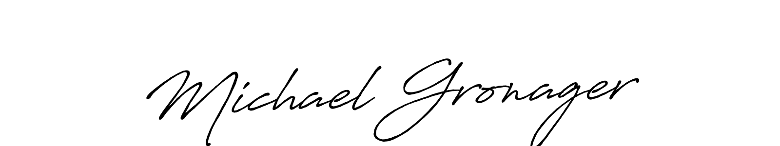 Make a short Michael Gronager signature style. Manage your documents anywhere anytime using Antro_Vectra_Bolder. Create and add eSignatures, submit forms, share and send files easily. Michael Gronager signature style 7 images and pictures png