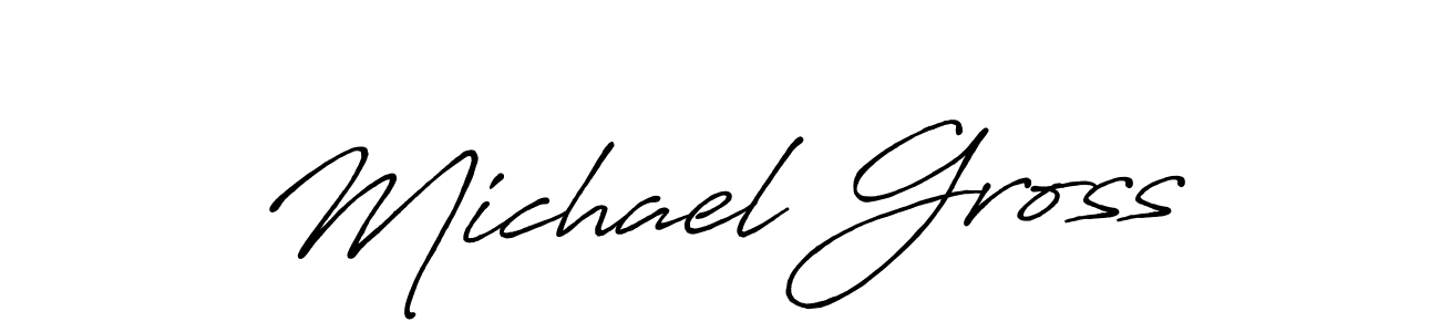 How to make Michael Gross signature? Antro_Vectra_Bolder is a professional autograph style. Create handwritten signature for Michael Gross name. Michael Gross signature style 7 images and pictures png