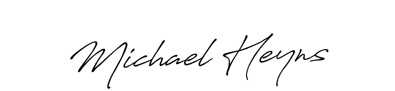 It looks lik you need a new signature style for name Michael Heyns. Design unique handwritten (Antro_Vectra_Bolder) signature with our free signature maker in just a few clicks. Michael Heyns signature style 7 images and pictures png