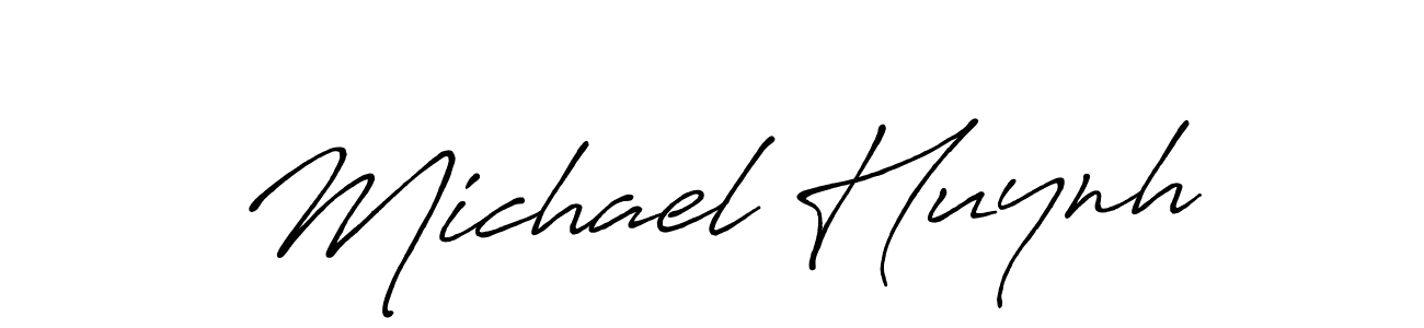 Create a beautiful signature design for name Michael Huynh. With this signature (Antro_Vectra_Bolder) fonts, you can make a handwritten signature for free. Michael Huynh signature style 7 images and pictures png