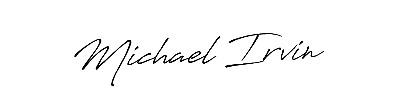 Also You can easily find your signature by using the search form. We will create Michael Irvin name handwritten signature images for you free of cost using Antro_Vectra_Bolder sign style. Michael Irvin signature style 7 images and pictures png