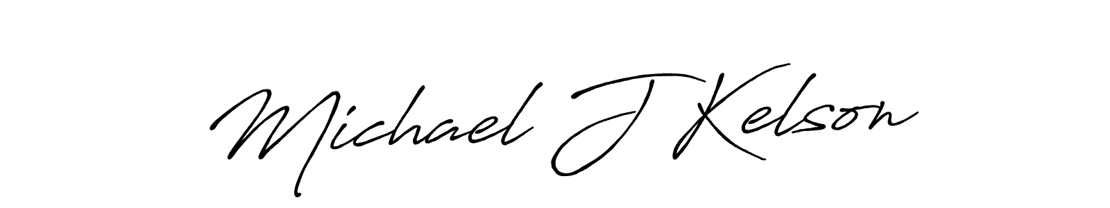 How to make Michael J Kelson signature? Antro_Vectra_Bolder is a professional autograph style. Create handwritten signature for Michael J Kelson name. Michael J Kelson signature style 7 images and pictures png