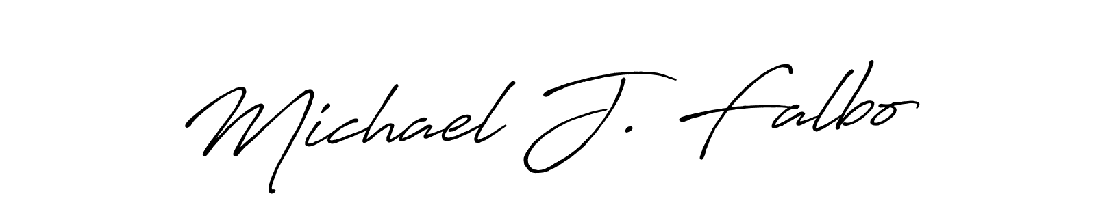 Also You can easily find your signature by using the search form. We will create Michael J. Falbo name handwritten signature images for you free of cost using Antro_Vectra_Bolder sign style. Michael J. Falbo signature style 7 images and pictures png