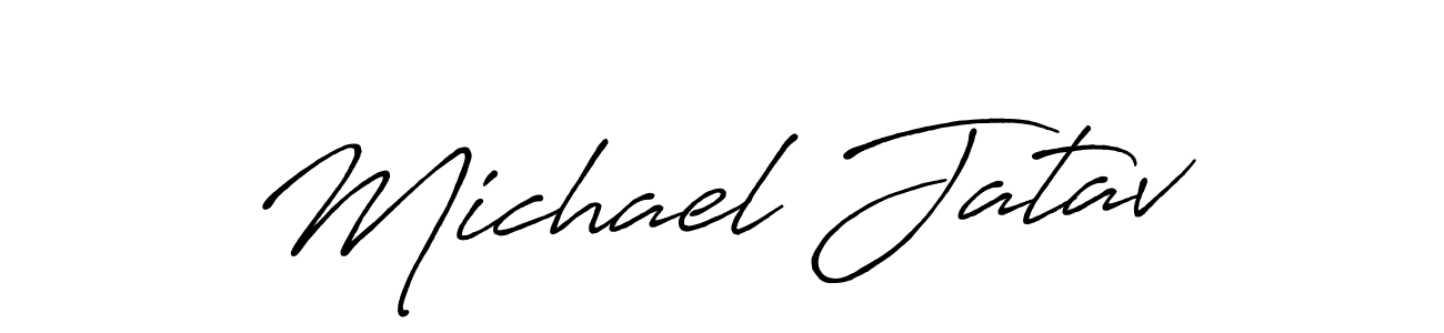 Make a short Michael Jatav signature style. Manage your documents anywhere anytime using Antro_Vectra_Bolder. Create and add eSignatures, submit forms, share and send files easily. Michael Jatav signature style 7 images and pictures png