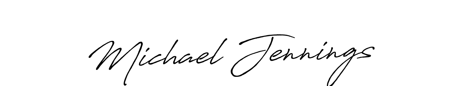 The best way (Antro_Vectra_Bolder) to make a short signature is to pick only two or three words in your name. The name Michael Jennings include a total of six letters. For converting this name. Michael Jennings signature style 7 images and pictures png