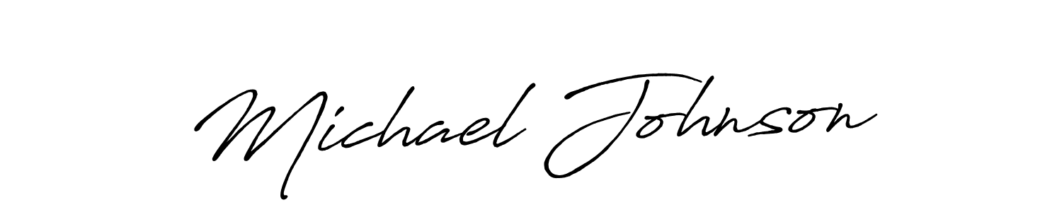 Also You can easily find your signature by using the search form. We will create Michael Johnson name handwritten signature images for you free of cost using Antro_Vectra_Bolder sign style. Michael Johnson signature style 7 images and pictures png