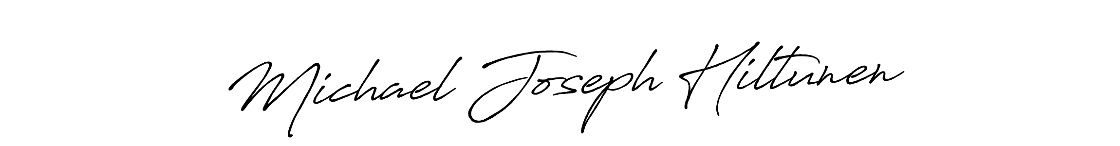 Design your own signature with our free online signature maker. With this signature software, you can create a handwritten (Antro_Vectra_Bolder) signature for name Michael Joseph Hiltunen. Michael Joseph Hiltunen signature style 7 images and pictures png