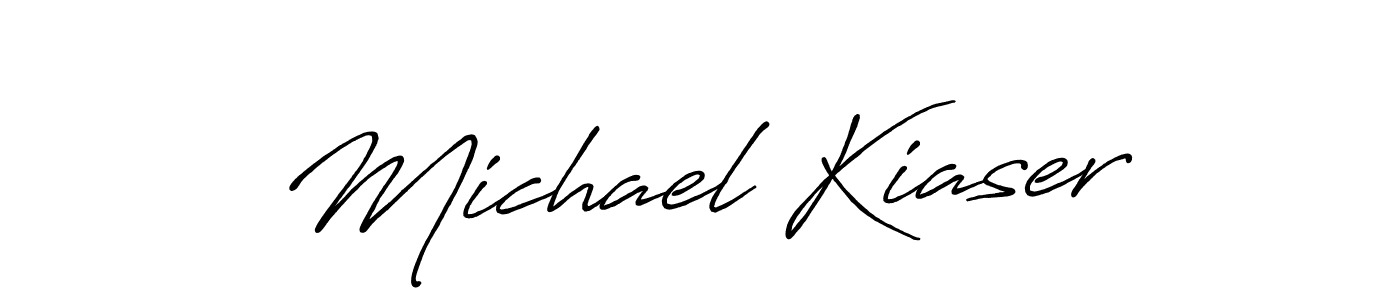 Use a signature maker to create a handwritten signature online. With this signature software, you can design (Antro_Vectra_Bolder) your own signature for name Michael Kiaser. Michael Kiaser signature style 7 images and pictures png