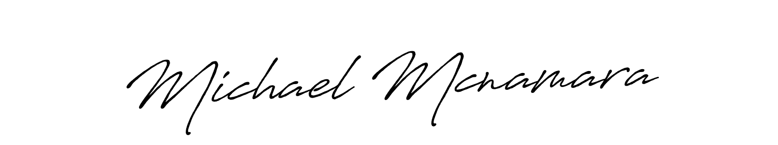 Michael Mcnamara stylish signature style. Best Handwritten Sign (Antro_Vectra_Bolder) for my name. Handwritten Signature Collection Ideas for my name Michael Mcnamara. Michael Mcnamara signature style 7 images and pictures png