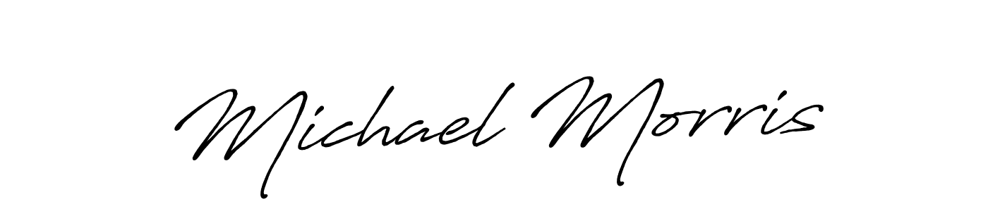 You should practise on your own different ways (Antro_Vectra_Bolder) to write your name (Michael Morris) in signature. don't let someone else do it for you. Michael Morris signature style 7 images and pictures png