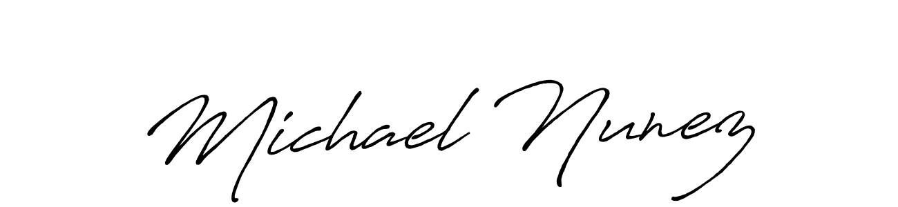 Similarly Antro_Vectra_Bolder is the best handwritten signature design. Signature creator online .You can use it as an online autograph creator for name Michael Nunez. Michael Nunez signature style 7 images and pictures png