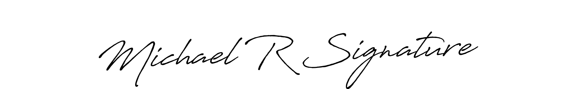 You should practise on your own different ways (Antro_Vectra_Bolder) to write your name (Michael R Signature) in signature. don't let someone else do it for you. Michael R Signature signature style 7 images and pictures png