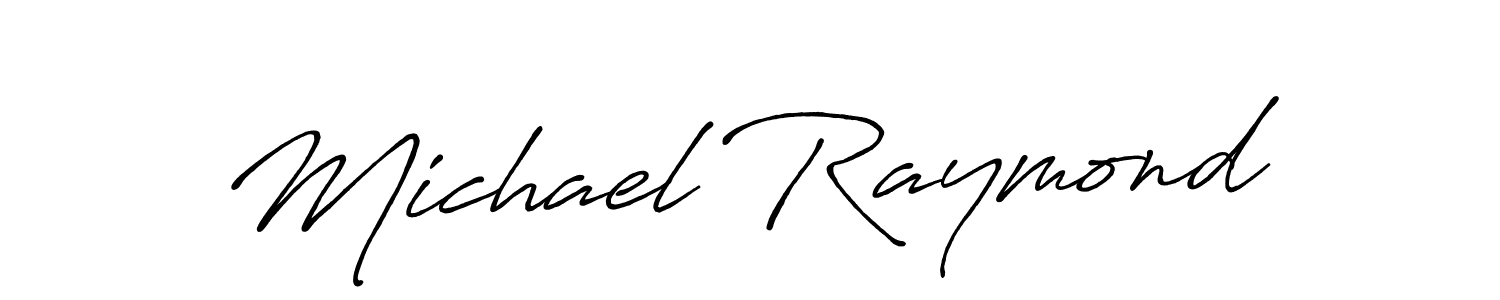 It looks lik you need a new signature style for name Michael Raymond. Design unique handwritten (Antro_Vectra_Bolder) signature with our free signature maker in just a few clicks. Michael Raymond signature style 7 images and pictures png