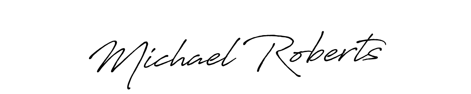 Once you've used our free online signature maker to create your best signature Antro_Vectra_Bolder style, it's time to enjoy all of the benefits that Michael Roberts name signing documents. Michael Roberts signature style 7 images and pictures png