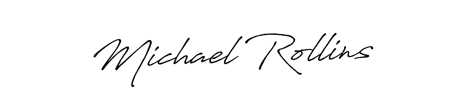 How to make Michael Rollins signature? Antro_Vectra_Bolder is a professional autograph style. Create handwritten signature for Michael Rollins name. Michael Rollins signature style 7 images and pictures png