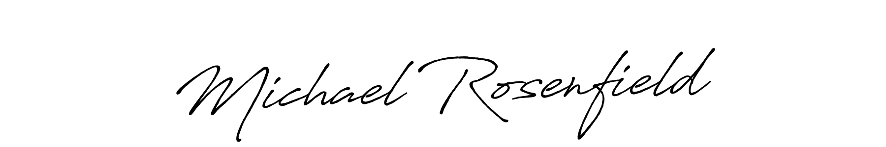 Michael Rosenfield stylish signature style. Best Handwritten Sign (Antro_Vectra_Bolder) for my name. Handwritten Signature Collection Ideas for my name Michael Rosenfield. Michael Rosenfield signature style 7 images and pictures png