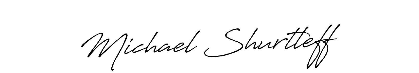 Make a beautiful signature design for name Michael Shurtleff. With this signature (Antro_Vectra_Bolder) style, you can create a handwritten signature for free. Michael Shurtleff signature style 7 images and pictures png