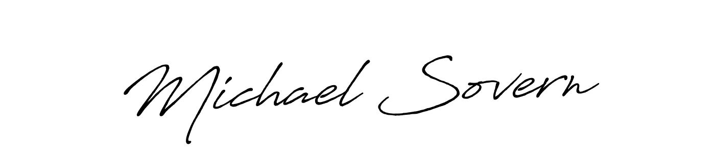 Use a signature maker to create a handwritten signature online. With this signature software, you can design (Antro_Vectra_Bolder) your own signature for name Michael Sovern. Michael Sovern signature style 7 images and pictures png