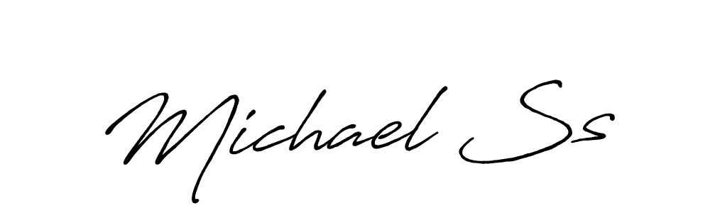 Antro_Vectra_Bolder is a professional signature style that is perfect for those who want to add a touch of class to their signature. It is also a great choice for those who want to make their signature more unique. Get Michael Ss name to fancy signature for free. Michael Ss signature style 7 images and pictures png