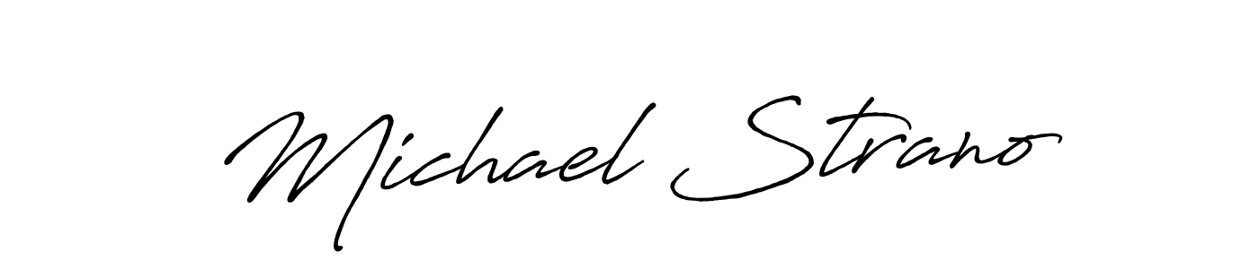 Make a short Michael Strano signature style. Manage your documents anywhere anytime using Antro_Vectra_Bolder. Create and add eSignatures, submit forms, share and send files easily. Michael Strano signature style 7 images and pictures png