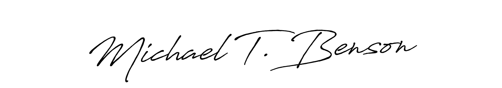 Also You can easily find your signature by using the search form. We will create Michael T. Benson name handwritten signature images for you free of cost using Antro_Vectra_Bolder sign style. Michael T. Benson signature style 7 images and pictures png