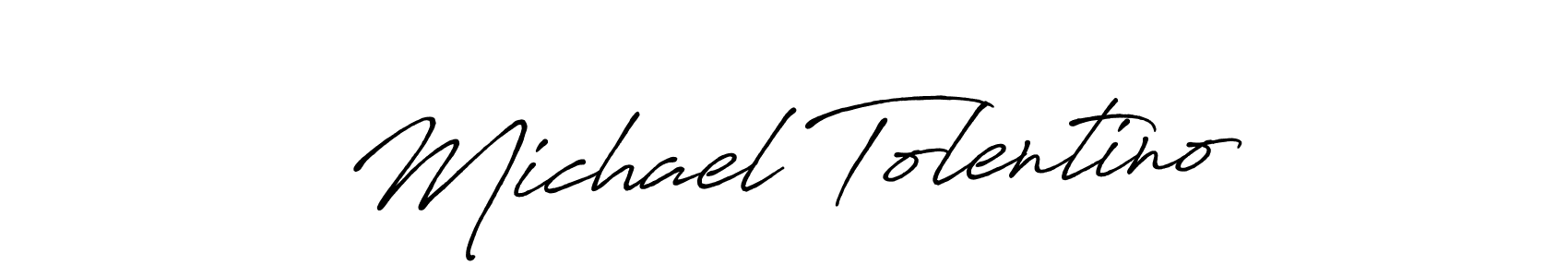 Also we have Michael Tolentino name is the best signature style. Create professional handwritten signature collection using Antro_Vectra_Bolder autograph style. Michael Tolentino signature style 7 images and pictures png