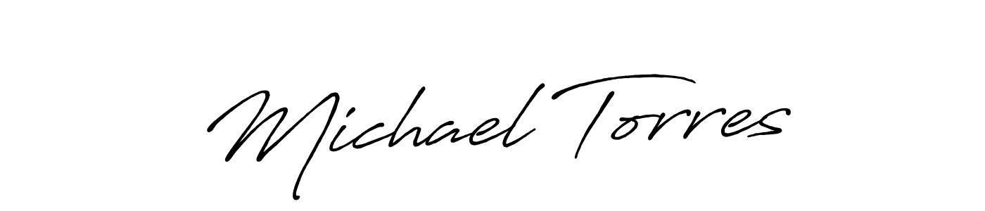 Make a short Michael Torres signature style. Manage your documents anywhere anytime using Antro_Vectra_Bolder. Create and add eSignatures, submit forms, share and send files easily. Michael Torres signature style 7 images and pictures png
