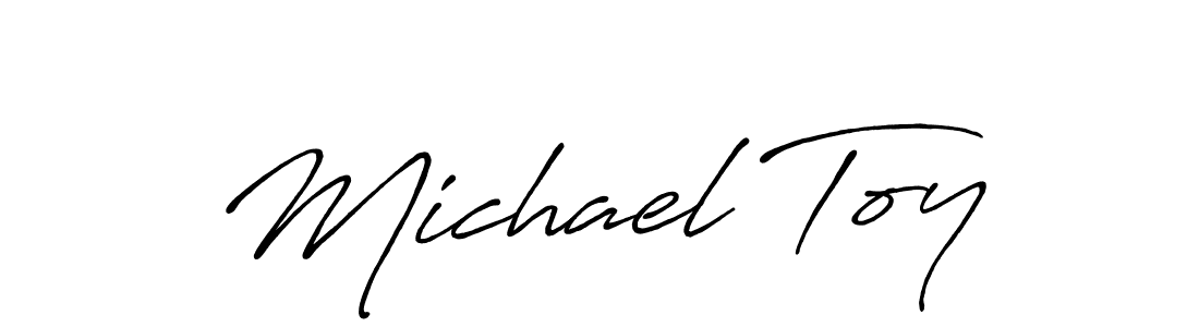 The best way (Antro_Vectra_Bolder) to make a short signature is to pick only two or three words in your name. The name Michael Toy include a total of six letters. For converting this name. Michael Toy signature style 7 images and pictures png