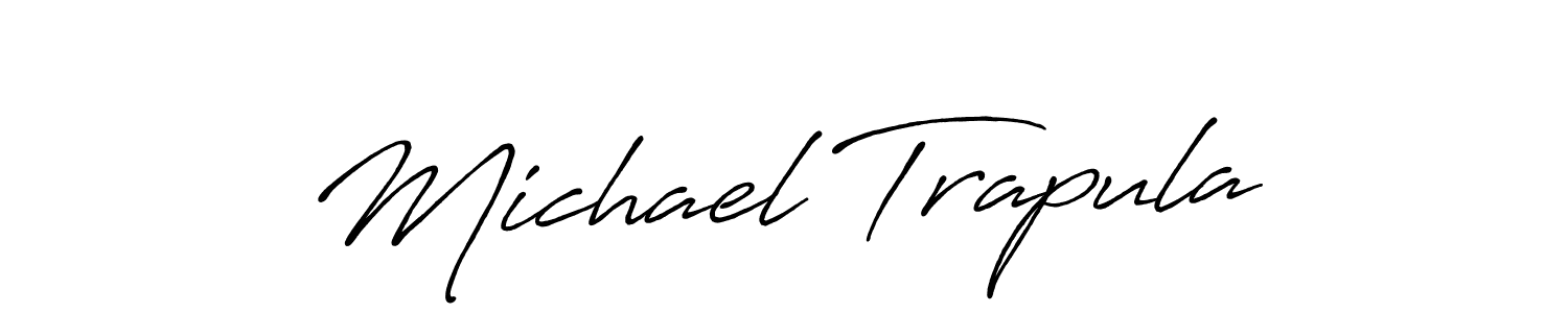 Once you've used our free online signature maker to create your best signature Antro_Vectra_Bolder style, it's time to enjoy all of the benefits that Michael Trapula name signing documents. Michael Trapula signature style 7 images and pictures png