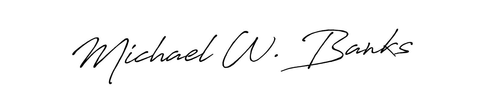 You can use this online signature creator to create a handwritten signature for the name Michael W. Banks. This is the best online autograph maker. Michael W. Banks signature style 7 images and pictures png