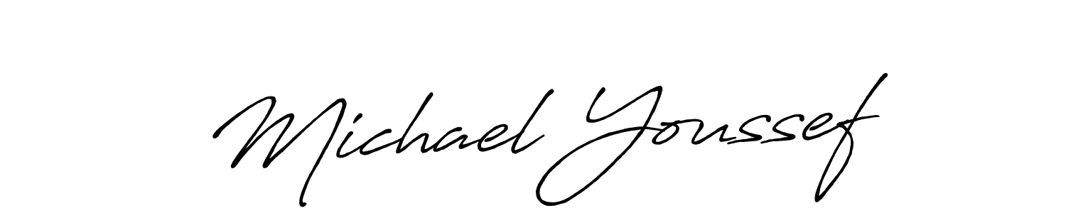 if you are searching for the best signature style for your name Michael Youssef. so please give up your signature search. here we have designed multiple signature styles  using Antro_Vectra_Bolder. Michael Youssef signature style 7 images and pictures png