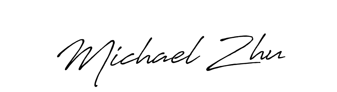 Make a short Michael Zhu signature style. Manage your documents anywhere anytime using Antro_Vectra_Bolder. Create and add eSignatures, submit forms, share and send files easily. Michael Zhu signature style 7 images and pictures png