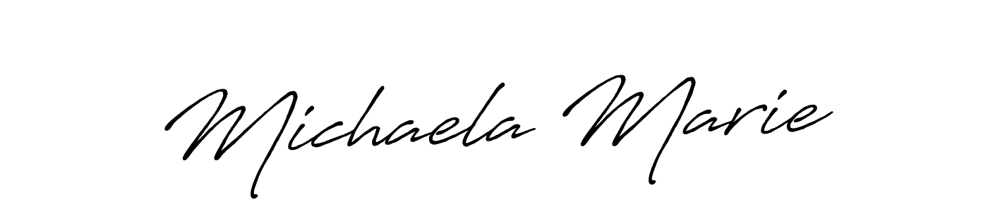 Also we have Michaela Marie name is the best signature style. Create professional handwritten signature collection using Antro_Vectra_Bolder autograph style. Michaela Marie signature style 7 images and pictures png