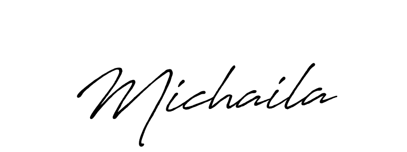 Make a short Michaila signature style. Manage your documents anywhere anytime using Antro_Vectra_Bolder. Create and add eSignatures, submit forms, share and send files easily. Michaila signature style 7 images and pictures png