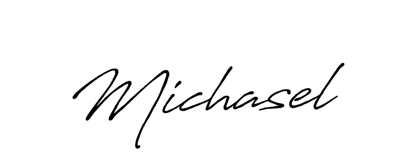 Make a beautiful signature design for name Michasel. Use this online signature maker to create a handwritten signature for free. Michasel signature style 7 images and pictures png