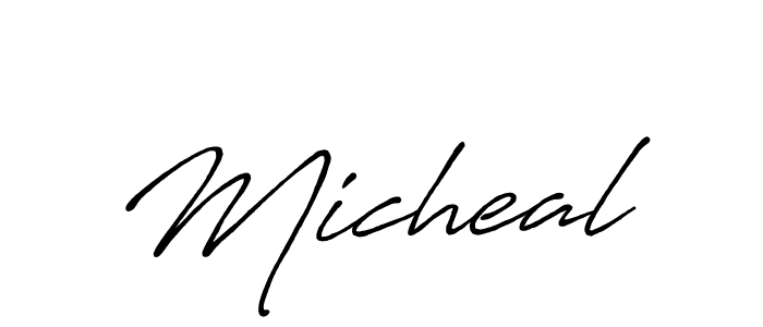 Once you've used our free online signature maker to create your best signature Antro_Vectra_Bolder style, it's time to enjoy all of the benefits that Micheal name signing documents. Micheal signature style 7 images and pictures png