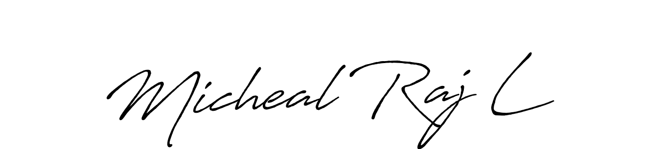 Best and Professional Signature Style for Micheal Raj L. Antro_Vectra_Bolder Best Signature Style Collection. Micheal Raj L signature style 7 images and pictures png