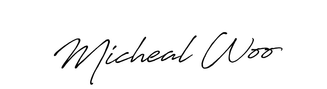 Best and Professional Signature Style for Micheal Woo. Antro_Vectra_Bolder Best Signature Style Collection. Micheal Woo signature style 7 images and pictures png