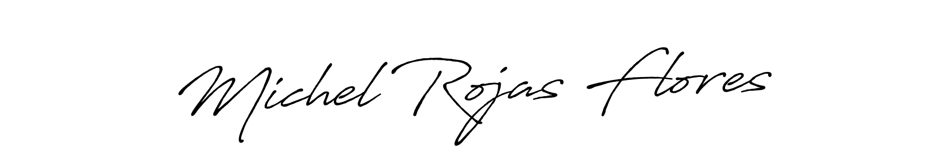 You should practise on your own different ways (Antro_Vectra_Bolder) to write your name (Michel Rojas Flores) in signature. don't let someone else do it for you. Michel Rojas Flores signature style 7 images and pictures png
