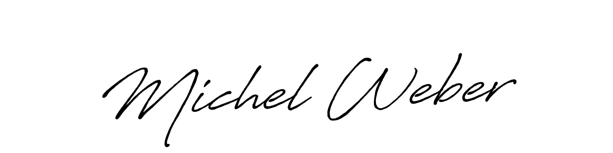 Make a short Michel Weber signature style. Manage your documents anywhere anytime using Antro_Vectra_Bolder. Create and add eSignatures, submit forms, share and send files easily. Michel Weber signature style 7 images and pictures png