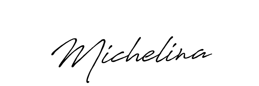 Antro_Vectra_Bolder is a professional signature style that is perfect for those who want to add a touch of class to their signature. It is also a great choice for those who want to make their signature more unique. Get Michelina name to fancy signature for free. Michelina signature style 7 images and pictures png