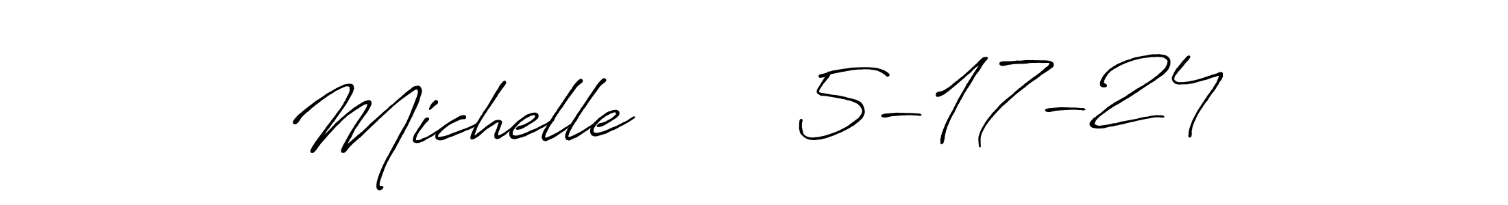 It looks lik you need a new signature style for name Michelle       5-17-24. Design unique handwritten (Antro_Vectra_Bolder) signature with our free signature maker in just a few clicks. Michelle       5-17-24 signature style 7 images and pictures png