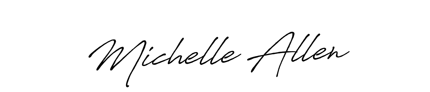 Best and Professional Signature Style for Michelle Allen. Antro_Vectra_Bolder Best Signature Style Collection. Michelle Allen signature style 7 images and pictures png
