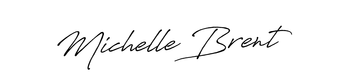 Use a signature maker to create a handwritten signature online. With this signature software, you can design (Antro_Vectra_Bolder) your own signature for name Michelle Brent. Michelle Brent signature style 7 images and pictures png