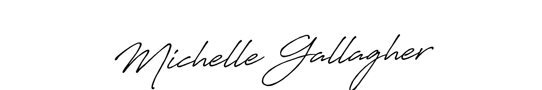 It looks lik you need a new signature style for name Michelle Gallagher. Design unique handwritten (Antro_Vectra_Bolder) signature with our free signature maker in just a few clicks. Michelle Gallagher signature style 7 images and pictures png