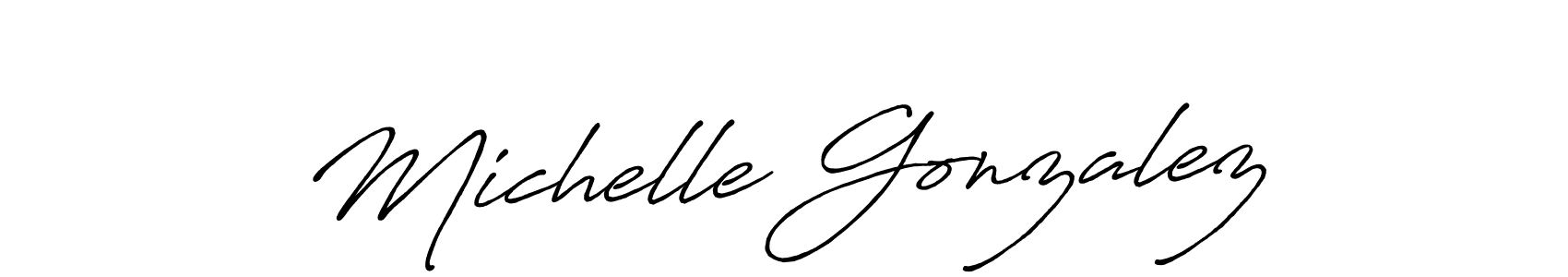 Once you've used our free online signature maker to create your best signature Antro_Vectra_Bolder style, it's time to enjoy all of the benefits that Michelle Gonzalez name signing documents. Michelle Gonzalez signature style 7 images and pictures png
